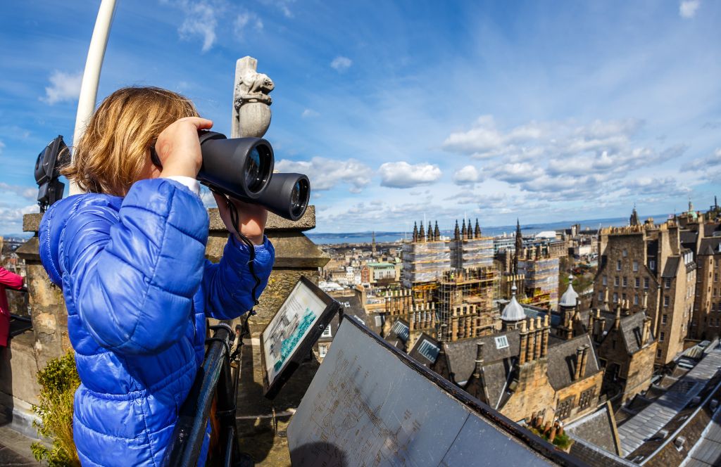 fun things to do in edinburgh with kids includes going to camera obscura