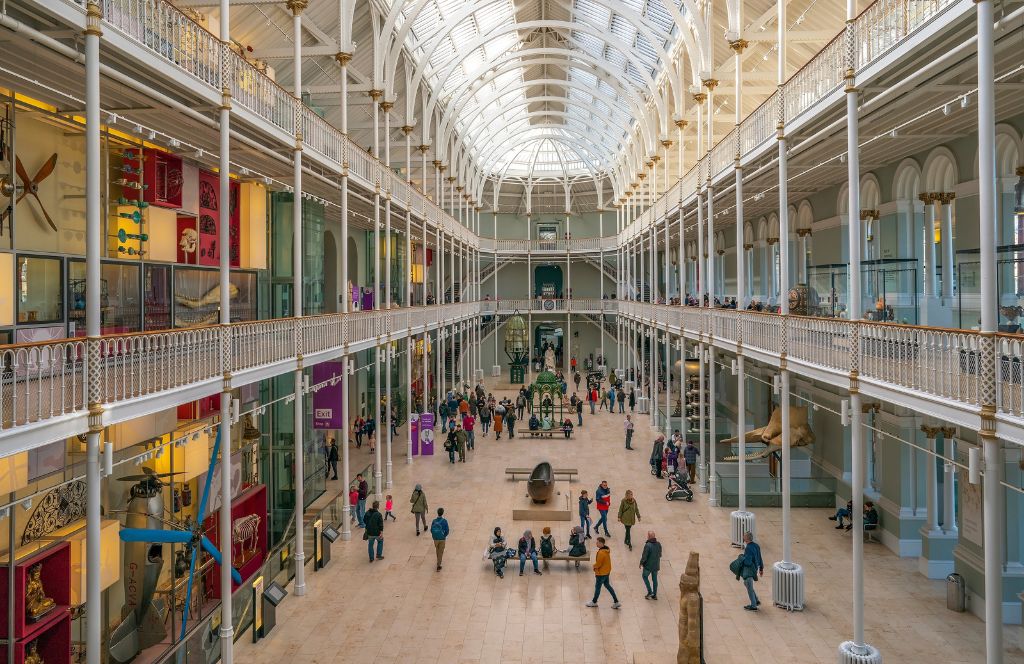 one of the best things to do in edinburgh with kids includes going to the national museum of scotland